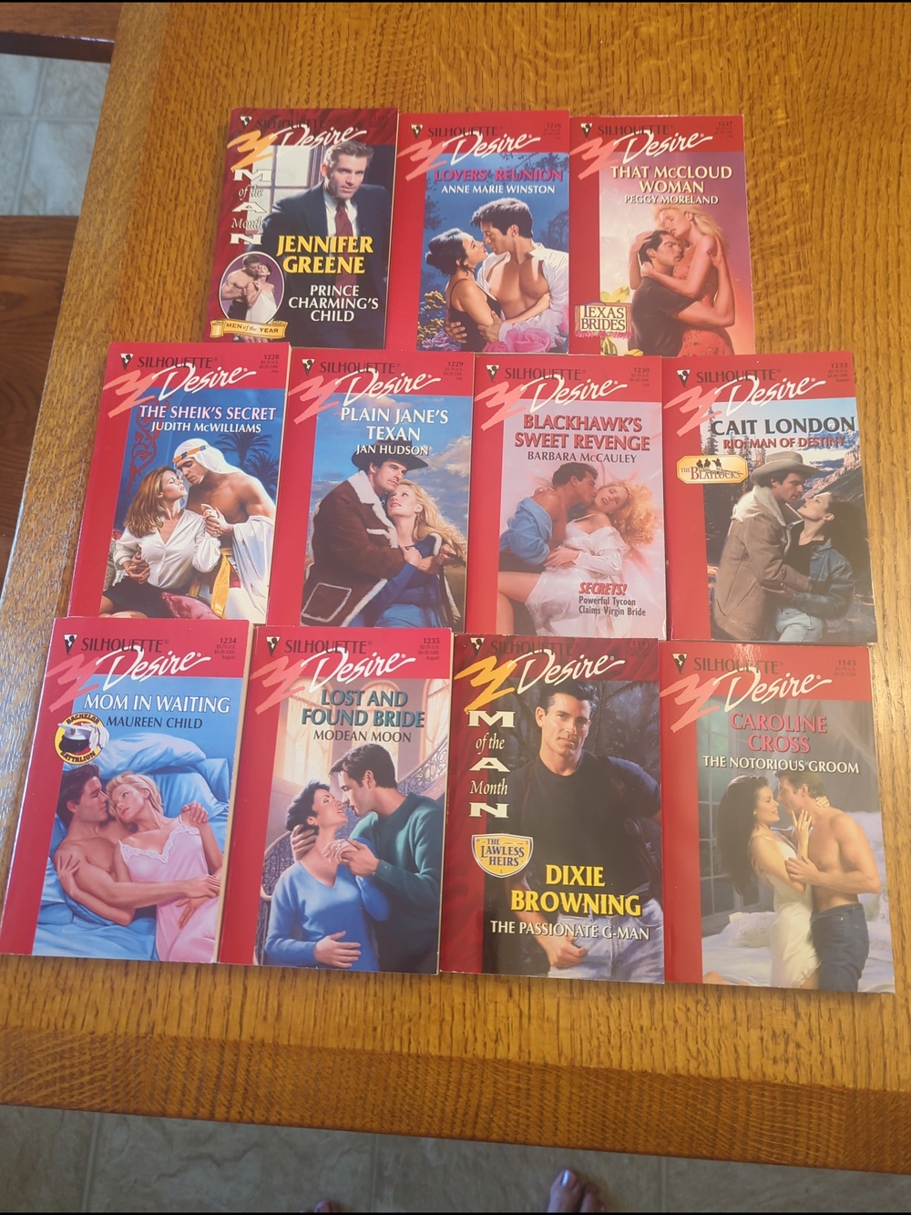 Lot of 11 │ Silhouette Desire │ Romance Paperbacks │Vintage │Mixed Authors